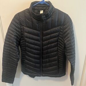 Oiselle Black Quilted Puffer Jacket